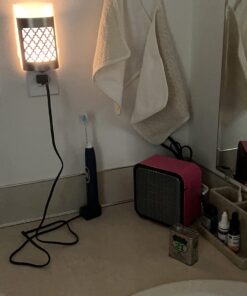 Amazon Basics 500-Watt Ceramic Small Space Personal Mini Heater - Blue 28 61G kMXG85L