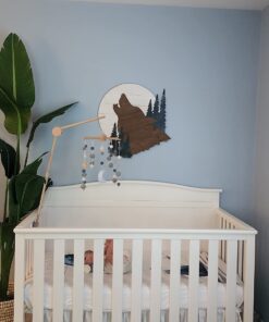 TILLYOU Ruffled Crib Skirt with Pompoms, Microfiber Nursery Crib Toddler Bedding Skirts for Baby Boys Girls, 14'' Drop, White Polyester 27 61G03qxkmOL