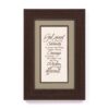 James Lawrence 'Serenity Prayer' Inspirational Framed Wall Art - Brown 43 61G0sU95ZrS