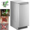 Scotsman CU50PA-1A Undercounter Ice Maker, Gourmet Cube, Air Cooled, Pump Drain with Cord, 115V/60/1-ph, 14.4 Amp (15 Amp Circuit Required), 14.9" Width x 22" Diameter x 34.4" Height Without Filtration System 8 61G2FBbZusL