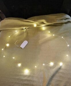 6 Pack Fairy Lights Battery Operated - 7ft 20 LED Waterproof Mini Silver Wire String Lights for Wedding Mason Jars Crafts Shelves Walls Christmas Garlands Party, Warm White 6 Pack 39 61G3EWxEX L