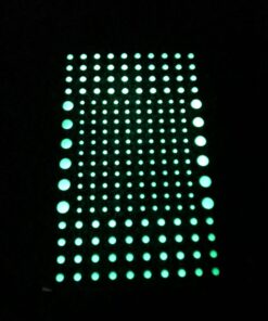 Realistic 3D Domed Glow in The Dark Stars,606 Dots for Starry Sky, Perfect for Kids Bedding Room Gift(606 Stars) (1*Green) 1*Green 56 61G48frl7GL