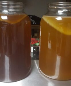 2 Pack ~ Wide Mouth 1 Gallon Clear Glass Jar - White Lid with Liner Seal for Fermenting Kombucha/Kefir, and Storing Food - USDA Approved, Dishwasher Safe 21 61G5qfwrxxL