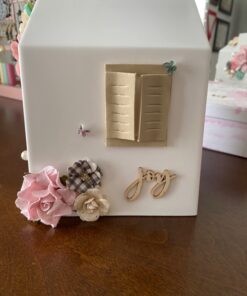 Umbra Casa Tissue Box Cover - Adorable House Shaped Square Tissue Box Holder for Bathroom, Bedroom or Office, White 54 61G5vY X GL