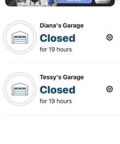 CHAMBERLAIN Smart Garage Control - Wireless Garage Hub and Sensor with Wifi & Bluetooth - Smartphone Controlled, myQ-G0401-ES, White myQ Smart Garage™ Control 52 61G8ctUi96L