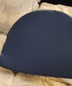Pharmedoc Cooling Pregnancy Pillows for Sleeping Wedge Pillow, Maternity Pillow,Belly Wedge Memory Foam, Pregnancy Must Haves, New Mom Gifts for Women, Cooling Cover Navy Cooling Navy 42 61G8l2DJxeL