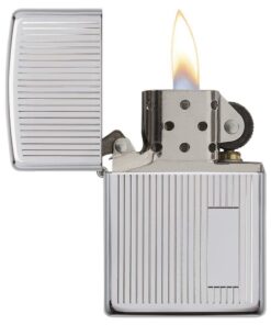 Zippo Chrome Lighters High Polish Chrome Engine Turned Classic 10 61GA86u4DbL