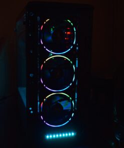 PCCOOLER 120mm Case Fan 3 Pack Moonlight Series, Computer Case Fan PWM High Performance Cooling PC Fans Dual Light Loop Quiet Fan/Multiple Light Modes with Controller for PC Cases 3IN1 51 61GBWQOUkhL