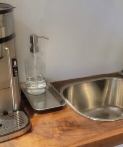 Hamilton Beach The Scoop Single Serve Coffee Maker & Fast Grounds Brewer, Brews in Minutes, 8-14oz. Cups, Stainless Steel 55 61GCo3IxPkL