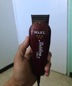 Wahl Professional 5-Star Balding Clipper with V5000+ Electromagnetic Motor and 2105 Balding Blade for Ultra Close Trimming, Outlining and for Full Head Balding for Professional Barbers - Model 8110 19 61GE2iuSAL