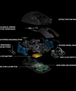 Logitech G Pro Wireless Gaming Mouse with Esports Grade Performance, Black 39 61GGub4hA7L