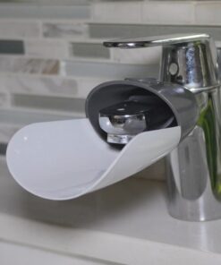 Prince Lionheart Fun and Safe Hand-Washing Solution | Faucet Extender for Babies and Toddlers | Fits Standard and Gooseneck Faucets | Galactic Grey 1 Pack 31 61GHYVXM0aL