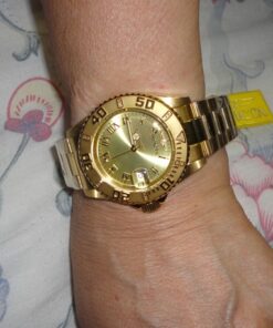 Invicta Men's Pro Diver 40mm Gold Tone & Rose Gold Tone Stainless Steel Quartz Diamond Accented Watch, Gold/Rose (Model: 12820, 12821) Gold-Tone/Silver-Tone 39 61GJvvJJcvL