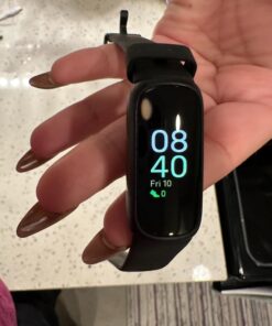 Fitbit Inspire 3 Health &-Fitness-Tracker with Stress Management, Workout Intensity, Sleep Tracking, 24/7 Heart Rate and more, Midnight Zen/Black One Size (S & L Bands Included) Black/Midnight Zen Tracker 26 61GKXu8dmML