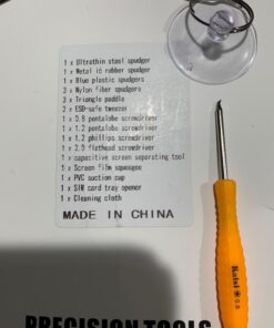 Kaisi Professional Electronics Opening Pry Tool Repair Kit with Metal Spudger Non-Abrasive Carbon Fiber Nylon Spudgers and Anti-Static Tweezers for Cellphone iPhone Laptops Tablets and More, 20 Piece 39 61GKYe1BdsL