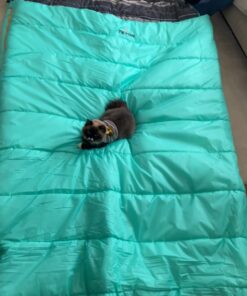 TETON Sports Mammoth Queen Size Sleeping Bag- Double Sleeping Bag – A Warm Bag The Whole Family can Enjoy – Great Sleeping Bag for Camping, Hunting and Base Camp. Compression Sack Included Teal Mammoth 0F 54 61GMSXk5 RL