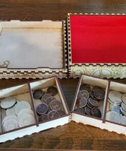 The Dragon's Hoard: 60 Real Metal Fantasy Coins with Leather Pouch | Board Game Accessory for Tabletop RPG Role-Play Strategy Games | Bronze, Silver, and Gold Colored Coins 35 61GMj5cSRYL