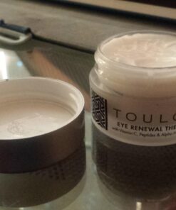 TOULON Eye Cream for Dark Circles, Puffiness and Wrinkles. Reduces Fine Lines with Vitamin C, Peptides & Alpha Hydroxy Acid. Minimizes Crows Feet, Puffy Eyes and Bags 28 61GNaE Yr0L