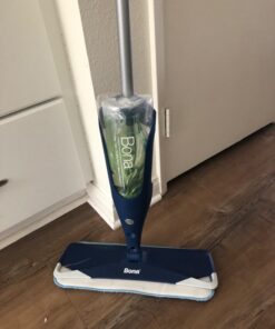 Bona Premium Motion Multi-Surface Floor Spray Mop - Includes Multi-Surface Floor Cleaning Solution 34 fl oz and Machine Washable Microfiber Cleaning Pad - for Stone, Tile, Laminate, and Vinyl Floors 36 61GQ4yCo59L