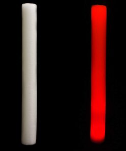 Alternative view of Fun Central LED Foam Sticks - 12 Pack, 16-Inch, 3 Light-Up Modes - Magical Glow for Unforgettable Celebrations Red