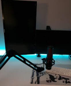 Samson MBA28 28” Broadcasting Microphone Boom Arm for Podcasting and Streaming,Black 28" 64 61GXOdtE4YL