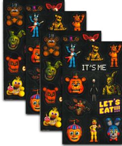 Five Nights At Freddy's Stickers - 4 Sheets of Stickers 6 61GXwe9mRAL