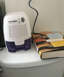 Whisper-quiet Eva-Dry EDV-1100 16 OZ Dehumidifier with Auto Shut Off and Restart for small spaces in your Home, RV, Automobile, and Storage up to 1100 cu. ft. (122 sq. ft) 48 61GZ3xplVdL