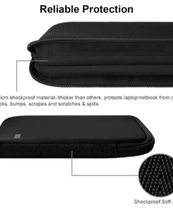 ARVOK 15-16 Inch Laptop Sleeve Multi-Color & Size Choices Case/Water-Resistant Neoprene Notebook Computer Pocket Tablet Briefcase Carrying Bag/Pouch Skin Cover for HP/Dell/Lenovo/Asus/Acer, Black 15.6 inch 31 61GaQ5Ej9CL 1