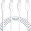 iPhone Charger, 4Pack 6FT Lightning to USB Charging Cable Cord Compatible with iPhone 14 13 12 11 Pro 11 XS MAX XR X 8 8Plus 7 7Plus 6 6Plus 6S 6SPlus 5 5S SE (S-06WH) 85 61GbwhJJ7GL