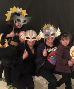 Super Hero Stick Costume Props (1 Dozen) PhotoBooth Supplies, Birthday Party Favors, DIY Decorations 26 61Gc3jsA53L