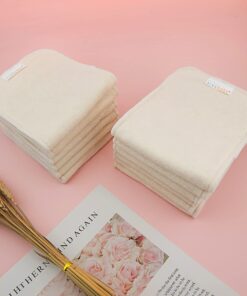 ALVABABY 6PCS Diaper Inserts Rayon from Bamboo Liners 5-Layers, Reusable/Water Absorbent for Cloth Diapers 6FMB 6 Pcs Rayon from Bamboo Insert 5-layers 15 61GcpsXNGtL