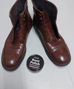 Jobsite Premium Leather Boot & Shoe Polish Cream - Restores, Conditions & Polishes - 3 oz Medium Brown 40 61GcyUGLveL