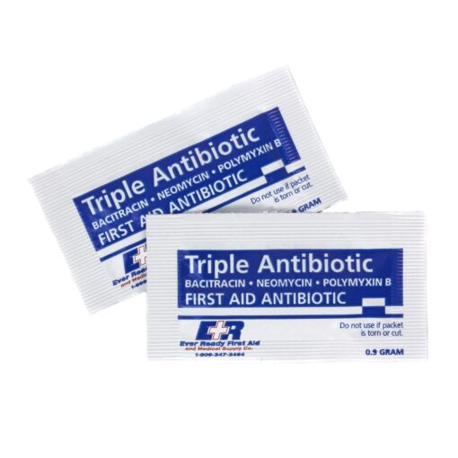 Ever Ready First Aid Triple Antibiotic Ointment .9gr Packets - 144 Count 144 Count (Pack of 1)