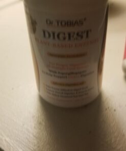 Dr. Tobias Digestive Enzymes with Amylase, Bromelain, Lipase, Lactase, Protease, Papain & More, Digestion Supplement with 18 Enzymes for Digestion and Gut Health, 60 Capsules, 30 Servings 60 Count (Pack of 1) 28 61Ge4BmkL