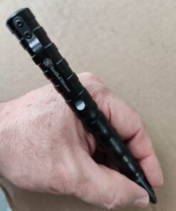 Smith & Wesson SWPENMP2BK 5.8in Aircraft Aluminum Refillable Tactical Screw Cap Pen for Outdoor, Survival, Camping and EDC 56 61GeGtAgxlL