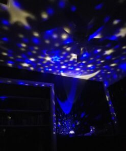 MOKOQI Star Projector, Night Light Lamp Fun Birthday Gifts for 1-4-6-14 Year Old Girls and Boys Kids Bedroom Decor -Blue Blue 39 61GeY36l3LL