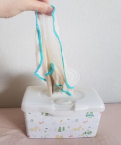 Bumkins Reusable Flannel Baby Wipes, 12 Count, Natural 31 61Get3Yr78L