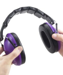 Pro For Sho 34dB Shooting Ear Protection - Special Designed Ear Muffs Lighter Weight & Maximum Hearing Protection Standard Purple 28 61Gf0kLGUL