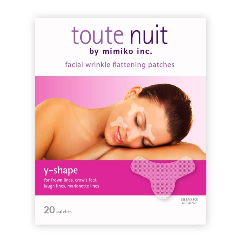 Catalog 9 Toute Nuit Wrinkle Patches, Face Tape, Y-Shape - Preventing Frown Lines, Forehead and Around Lips - 20 Patches 20 Count (Pack of 1)