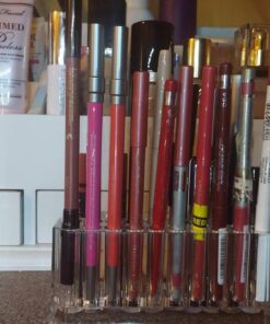 byAlegory Acrylic Eye Liner / Lip Liner Organizer & Beauty Makeup Holder | 26 Space Makeup Pencil Organization Container Storage - Clear 31 61GgH4vJ4EL