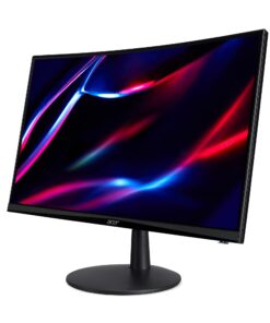 Acer Nitro 23.6" Full HD 1920 x 1080 1500R Curve PC Gaming Monitor | AMD FreeSync | 75Hz Refresh | 1ms (VRB) | ZeroFrame Design | 1 x HDMI 1.4 Port & 1 x VGA | ED240Q bi 23.6-inch 18 61GhR WjuaL