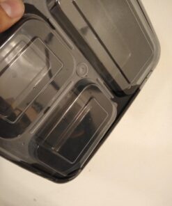 Ez Prepa 25 Pack 32oz 3 Compartment Meal Prep Containers with Lids -Food Storage Containers Plastic, Bento Box, Lunch Containers, Microwavable, Freezer and Dishwasher Safe, Food Containers 30 61GhmiMb3TL