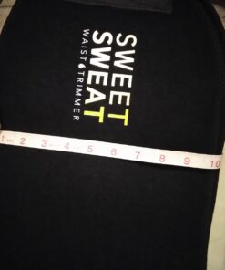 Sweet Sweat Waist Trimmer for Women and Men - Sweat Band Waist Trainer for High-Intensity Training & Workouts, 5 Sizes XX-Large Black/Yellow 39 61GhuTcukaL 2