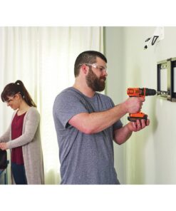 BLACK+DECKER 20V Max Drill & Home Tool Kit, 68 Piece (LDX120PK) 20V Home Tool Kit 43 61Gi2n8ia0L