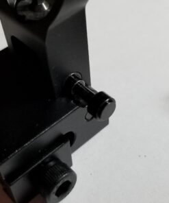 Feyachi Flip Up Iron Sight Front Rear Sight Compatible for Picatinny Rail and Weaver Rail of Rifle, Foldable Sights Black 80 61Gi70xmtL