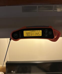 ThermoPro TP710 Instant Read Meat Thermometer Digital for Cooking, 2-in-1 Waterproof Kitchen Food Thermometer with Dual Probes and Dual Temperature Display for Oven, Grilling, Smoker & BBQ Upgrade 51 61GiVUT8E1L