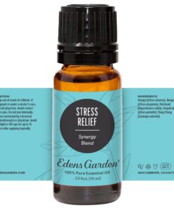 Edens Garden Stress Relief Essential Oil Synergy Blend, 100% Pure Therapeutic Grade (Undiluted Natural/Homeopathic Aromatherapy Scented Essential Oil Blends) 10 ml 10 ml (.33 fl oz) 24 61GjCDycKtL