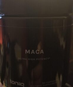 Toniiq 10,000mg 20x Concentrated Extract - Single Origin Wildcrafted Maca Root Capsules - Ultra High Strength - Highly Purified Peruvian Maca Root Powder - Black, Red and Yellow Maca Complex 40 61GlUXcK7wL