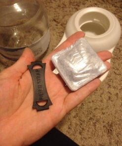 Petmate Replendish Automatic Gravity Waterer for Cats and Dogs, BPA-Free, No Batteries Required, Includes Charcoal Filter, 1 Gallon, Made in USA Silver 1 GAL 54 61GmBr6m8 L