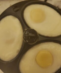 Hamilton Beach Electric Hard Boiled Egg Cooker, 3-in-1: Boiled Egg Cooker, Poacher & Omelet Maker, Can Hold 7 Eggs, Black with Silver Knob (25500) 47 61Gmr1PzqHL 2